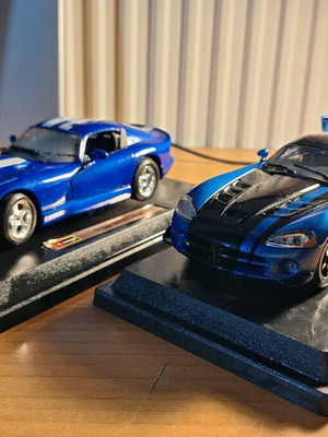 Dodge Burago collectible cars like new, metal with moving parts
