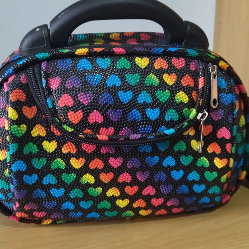 Neseser bag like new, crossbody, multicolor