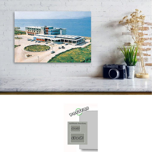 Xenia Hotel Thessalia Greece 1970s Poster new, 30x20 cm