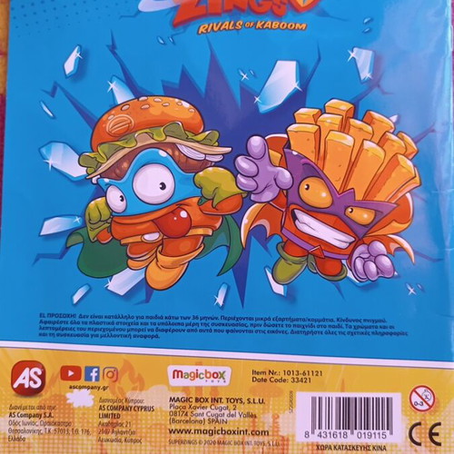Super Zings Rivals of Kaboom Series 2 Comic Book like new