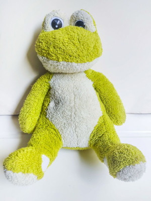 Plush frog toy used 40 cm soft stuffed animal doll