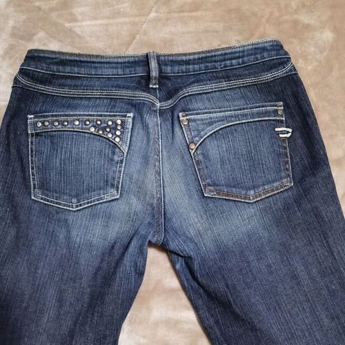 Diesel jeans no.30 like new, dark blue, low waist with studs
