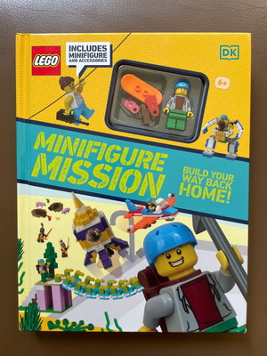 Βιβλίο Lego Minifigure Mission καινούργιο με φιγούρα