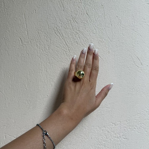 Gold ring new, adjustable, unique design