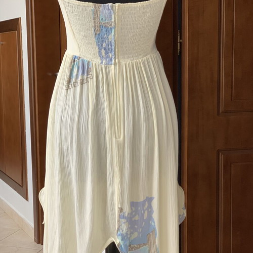 Viscose dress new, light draped summer style