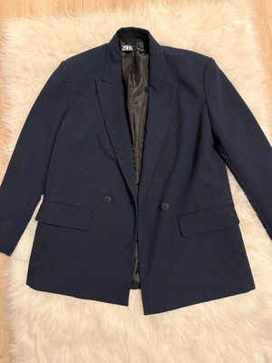 Zara blazer blue like new, size S