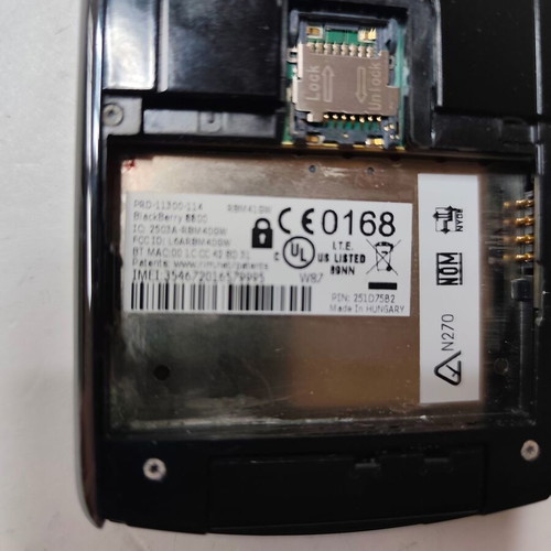Blackberry 8800 used, unknown functional condition