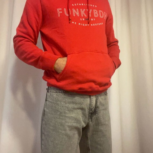 Red hoodie Funky Buddha new, size M