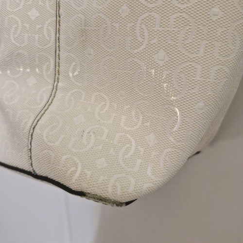 Guess bag large like new, white with charm