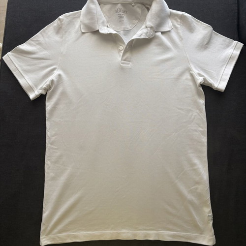 S.Oliver Polo T-shirt white size M like new