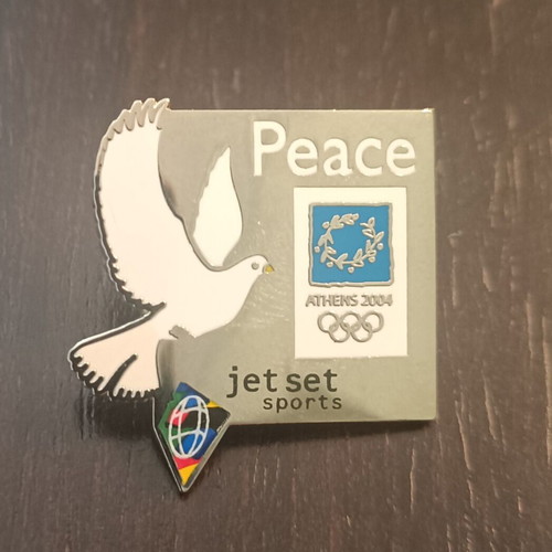 Pin Jet Set Sports Athens2004 Peace new