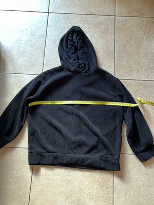Women's set black corduroy sweatpants and hoodie like new