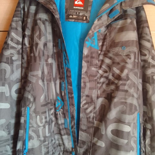 Quiksilver Men's Jacket Like New, Gray, Size S