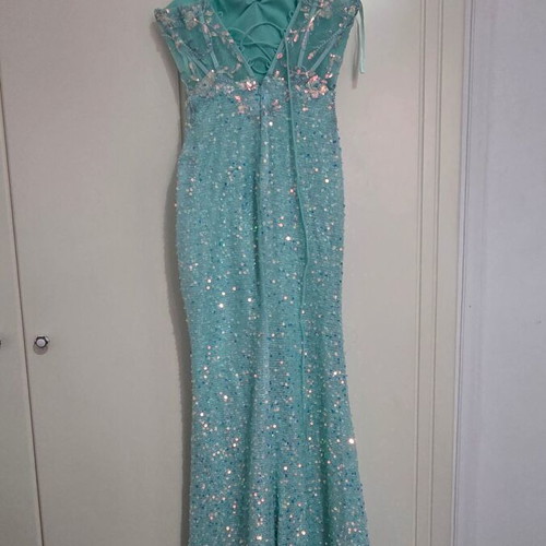 Shein turquoise dress like new, size XS