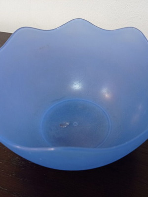 Plastic large blue tupper used