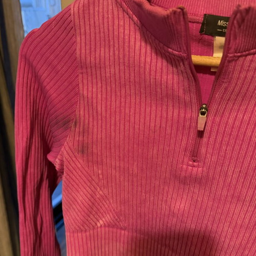 Decoro fuchsia blouse used, size S/M