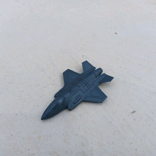 Plastic airplane imitation F-35 like new