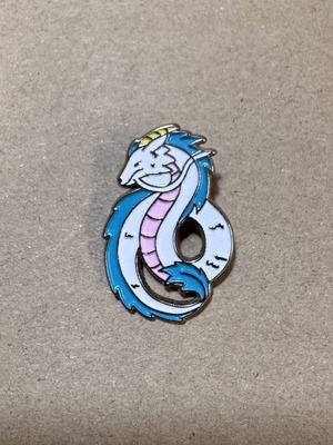 Spirited Away Inspired Haku Pin in Very Good Condition