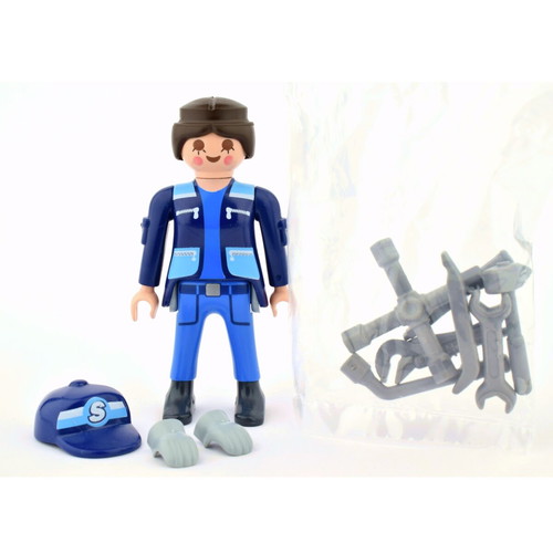 Playmobil Figure Craftsman with Tools 18 70370 Girl New