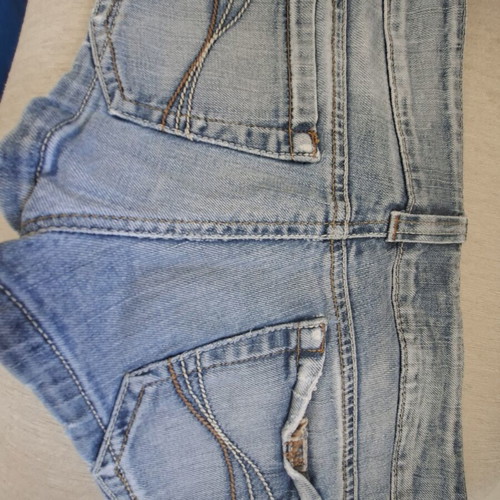 Bershka short blue denim shorts