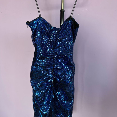Zara blue sequin mini dress brand new, -  13,00 - Vendora.cy