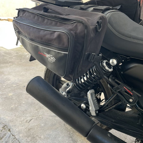 Louis Moto motorcycle saddlebags used, 15 liters each