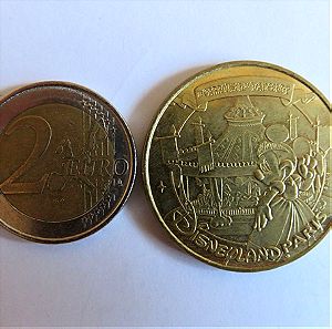 Νομισμα Disneyland PARIS ΠΑΡΑΛΑΒΗ ΑΠΟ ΧΑΛΑΝΔΡΙ