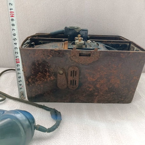 German military field telephone used