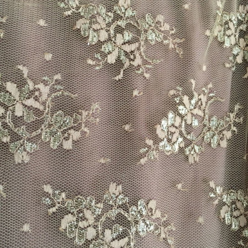 Etincelle Couture Paris vintage skirt, size M, flower embroidery