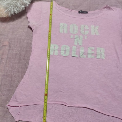 Blouse pink short-sleeved, like new, size M