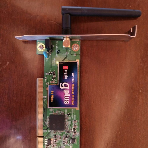 Crypto g plus WiFi card like new, PCI interface