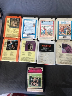 Κασσέτες 8 Track μεταχειρισμένες, 100 τεμάχια ελληνικά