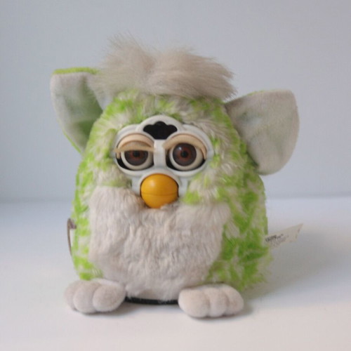 Furby Baby 1999 Green used, speaks Greek