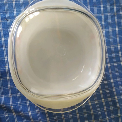 Jena Glass vintage 70's heat-resistant pot like new, onion pattern