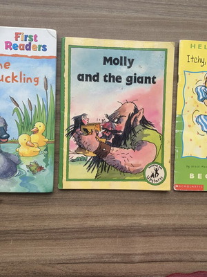 Children's books used, pack of 3 beginner English readers