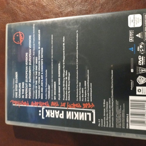 Linkin Park Frat Party at the Pancake Festival DVD like new