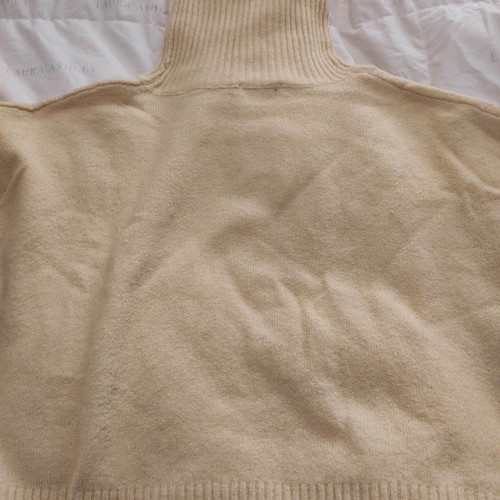 Knitted turtleneck used, yellow, size L