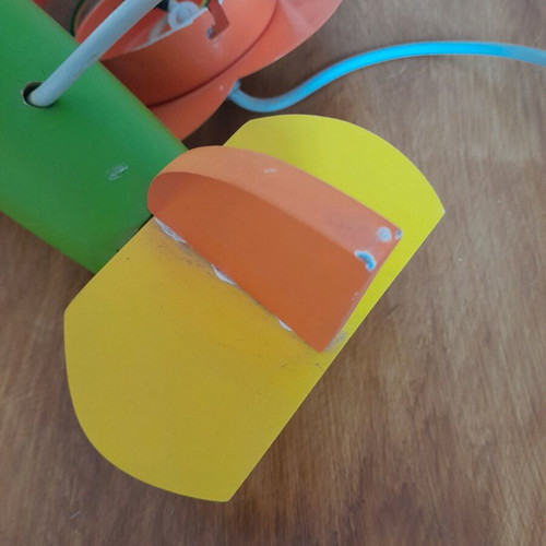 Children's ceiling light used for kids room with defects