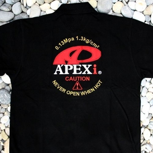 Apexi Polo T-Shirt KAP233 Turbo men's short sleeve cotton