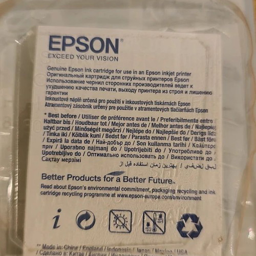 Epson 18 Yellow Ink Cartridge Claria Home Ink 3.3 ml