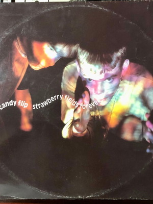 Candy Flip Strawberry Fields Forever vinyl used, 12", 45 RPM, single, pop