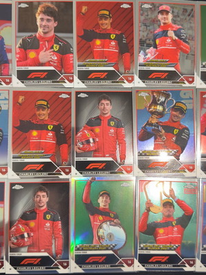 Charles Leclerc 2023 Topps stickers new