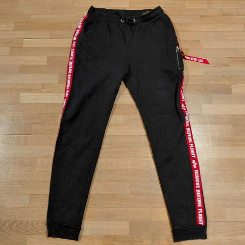 Alpha Industries sport pants size XL like new, black and red