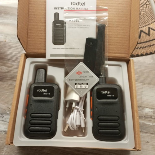 Walkie Talkie new with lithium battery and charger