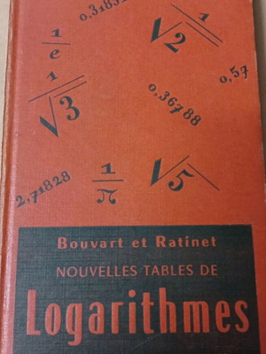 Βιβλίο Nouvelles Tables de Logarithmes σαν καινούργιο, γαλλικά