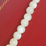Selenite necklace, 42 cm