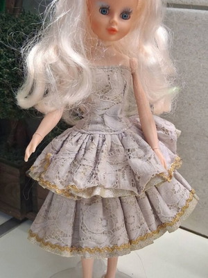 Bibibo B period dress used, rare color, without doll