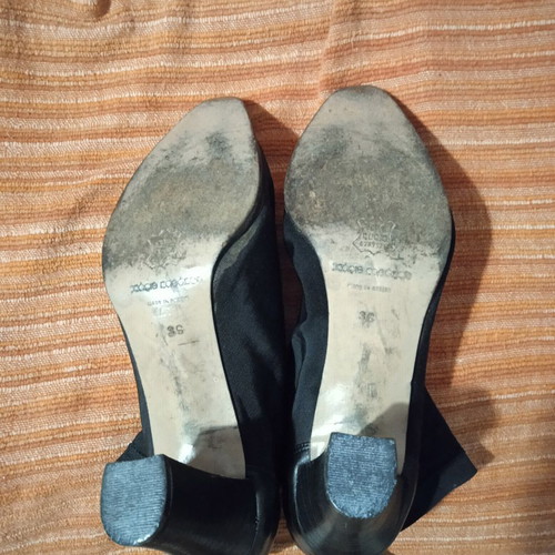 Haris Kazakos Leather Summer Sock Boots Size 39 Like New Made in Italy