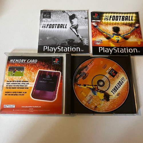This Is Football PlayStation (PS1) used with Greek manual