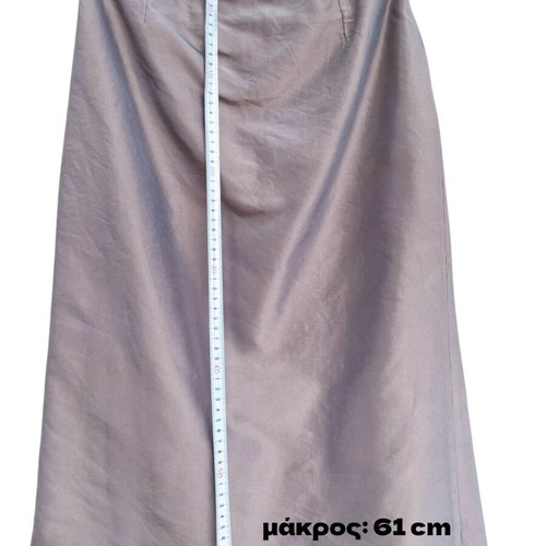 Gucci silk skirt like new, grey-taupe, size 40